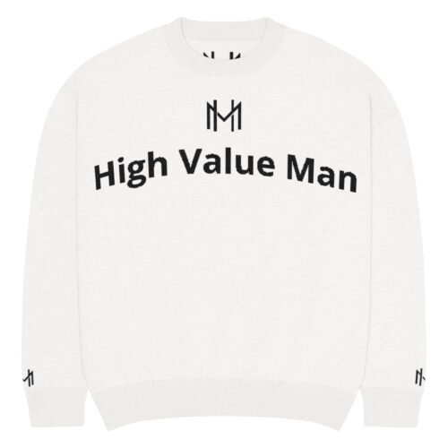 High Value Man (HVM) Relaxed fit knitted crew neck sweater