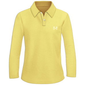 High Value Man (HVM)  Long Sleeve POLO - Corn