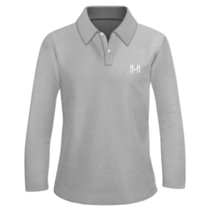 High Value Man (HVM) Long Sleeve POLO - Smoke