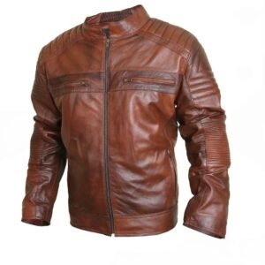 High Value Man (HVM) Flamboyant Clay Leather Jacket - 3XL