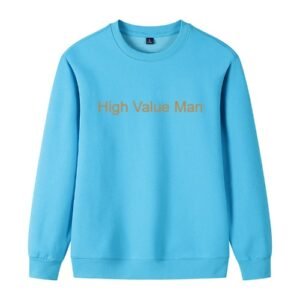 High Value Man (HVM) Sweat Shirt - Lake Blue, M