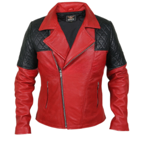 High Value Man (HVM) Men Red Genuine Leather Jacket - 3XL
