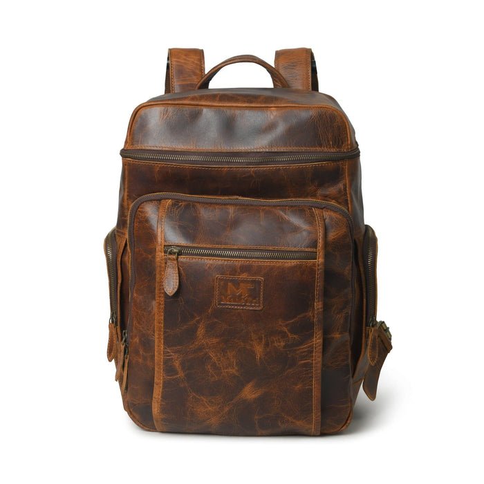 High Value Man (HVM) Alpha Caramel  Leather  Backpack
