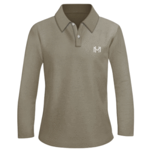 High Value Man (HVM)  Long Sleeve POLO - Khaki