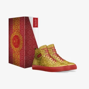 High Value Man (HVM) Bear Market Hoopers Shoe - Gold Gliter