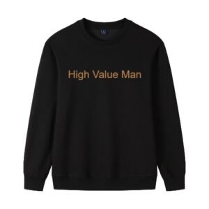 High Value Man (HVM) Sweat Shirt - Black, M