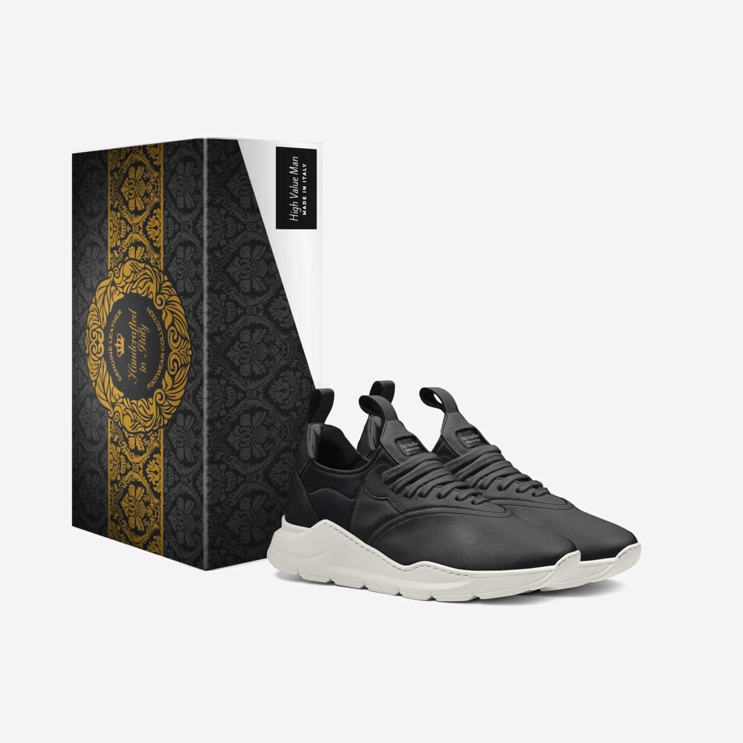 High Value Man (HVM) black Sport shoes