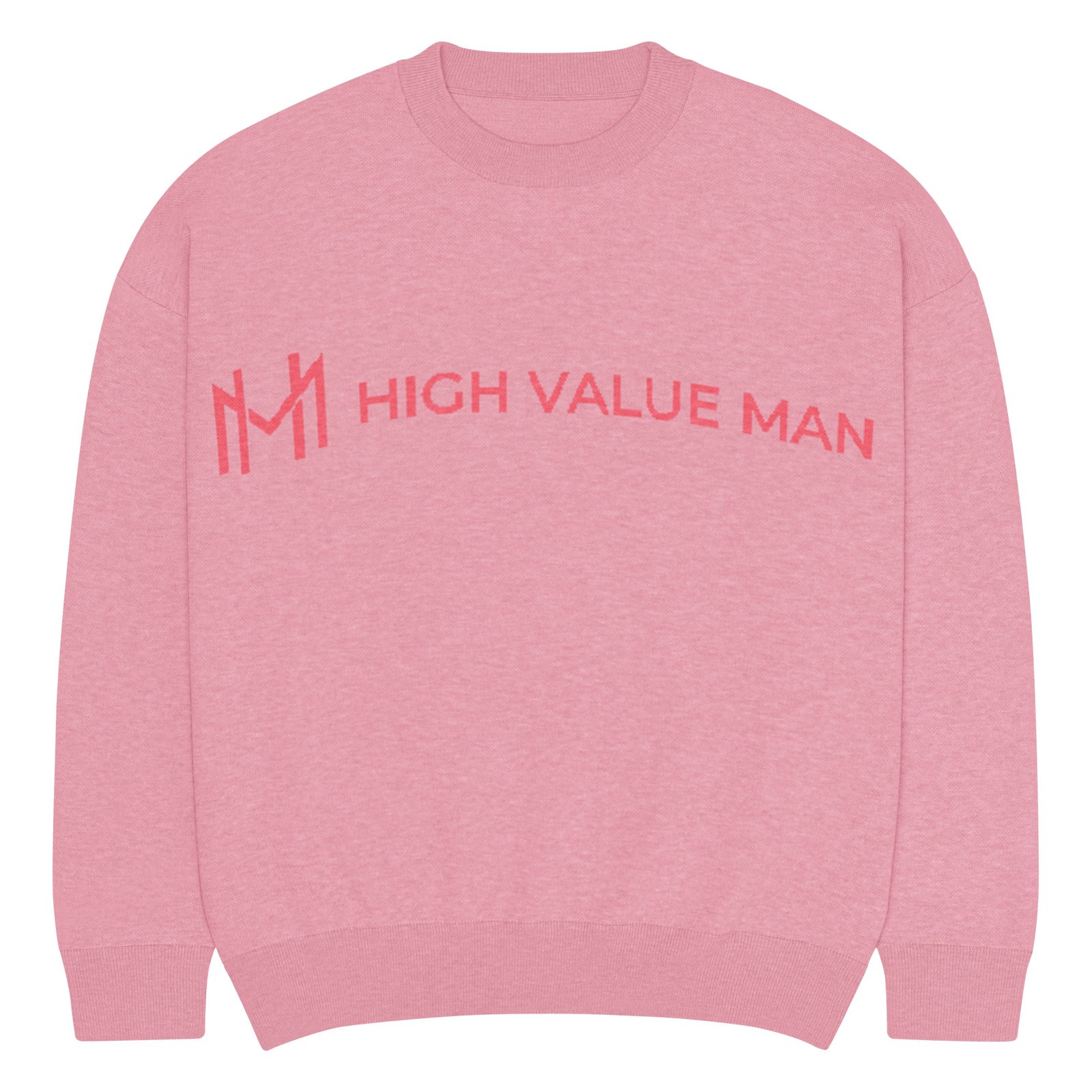 High Value Man (HVM)r relaxed fit knitted crew neck sweater